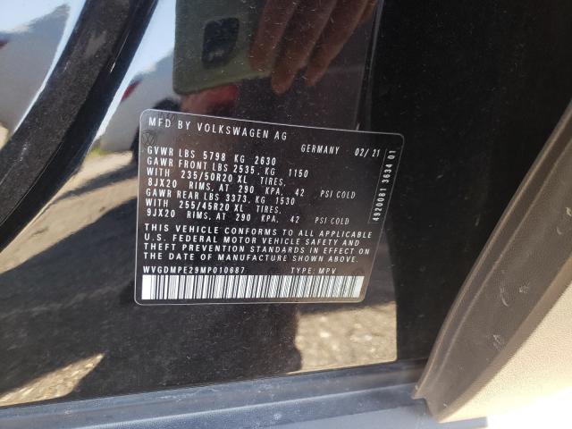 2021 VOLKSWAGEN ID.4 FIRST WVGDMPE29MP010687