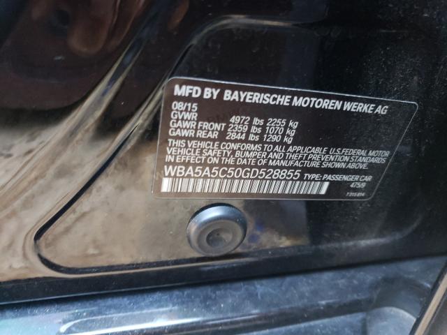 2016 BMW UK WBA5A5C50GD528855