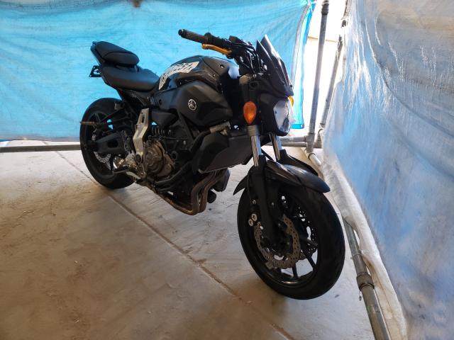 Salvage motorcycles for sale at Madison, WI auction: 2016 Yamaha FZ07