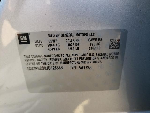 2018 BUICK LACROSSE E 1G4ZP5SS8JU126336