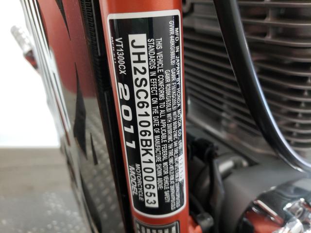 2011 HONDA VT1300 CX JH2SC6106BK100653