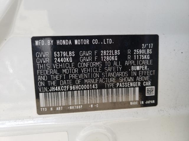 2017 ACURA RLX SPORT JH4KC2F96HC000143
