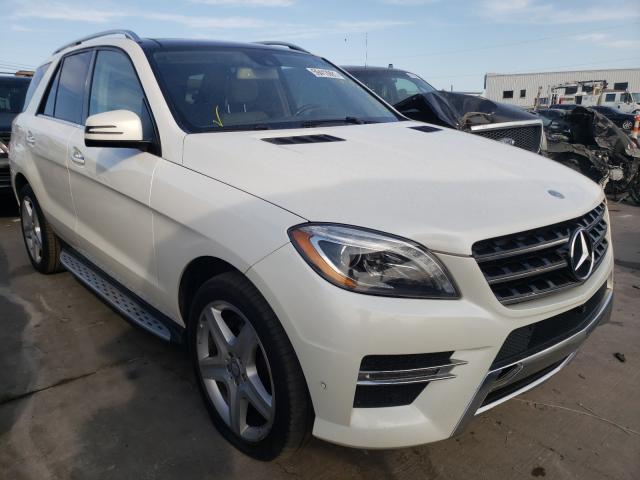Salvage cars for sale at Grand Prairie, TX auction: 2014 Mercedes-Benz ML 550 4matic