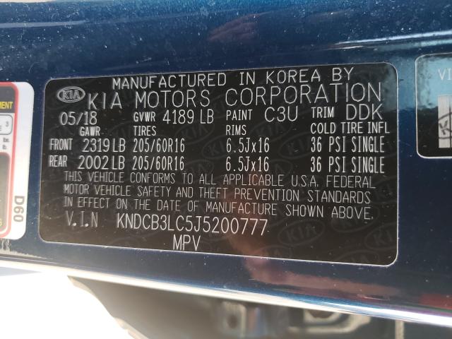 2018 KIA NIRO FE KNDCB3LC5J5200777