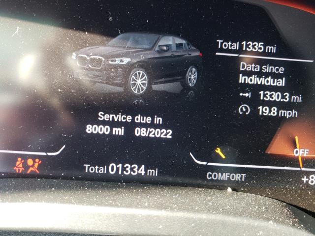 2022 BMW X4 XDRIVE3 5UX33DT08N9J01943