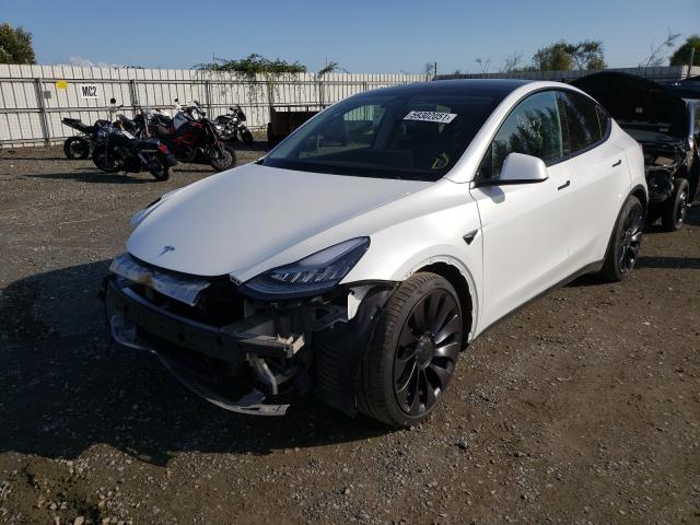 2021 TESLA MODEL Y 5YJYGDEFXMF072334