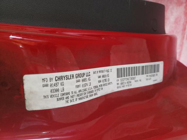 2012 FIAT 500 LOUNGE 3C3CFFCRXCT383837