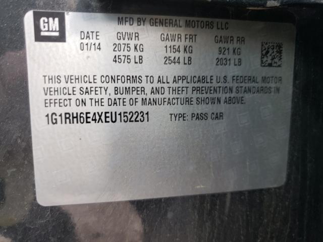 VIN 1G1RH6E4XEU152231 2014 Chevrolet Volt no.10