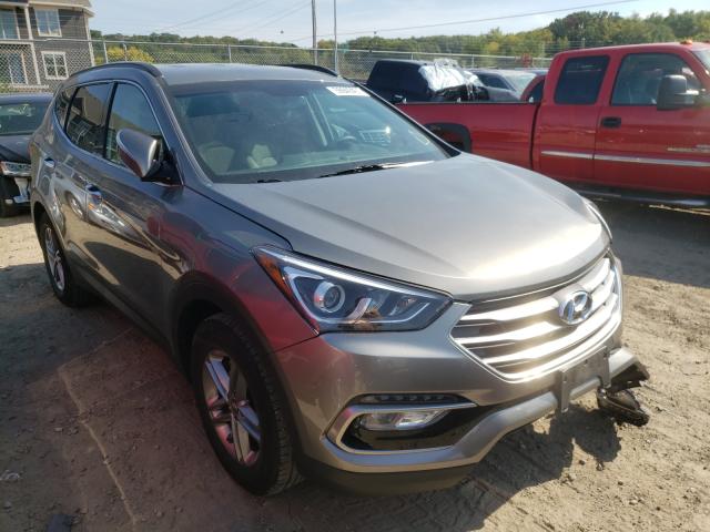 Salvage cars for sale from Copart Madison, WI: 2018 Hyundai Santa FE S