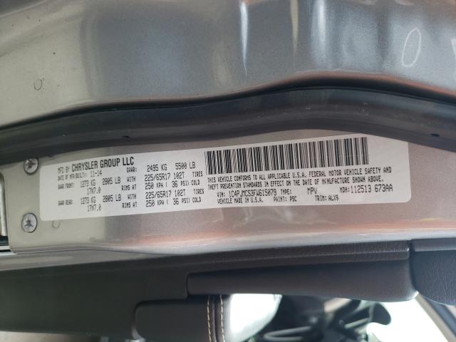 1C4PJMCS3FW615079 Jeep Cherokee L 2015. Фото: 9