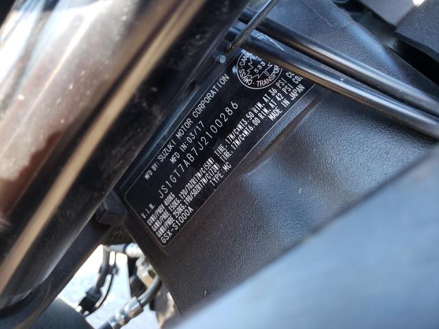 2018 SUZUKI GSX-S1000 JS1GT7AB7J2100286