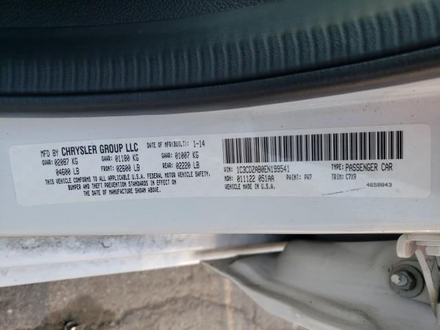 2014 DODGE AVENGER SE 1C3CDZAB0EN199541