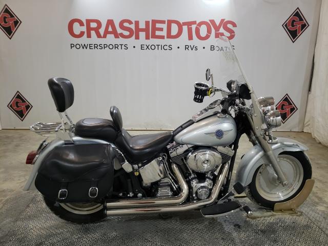 Salvage motorcycles for sale at Columbia, MO auction: 2004 Harley-Davidson Flstf