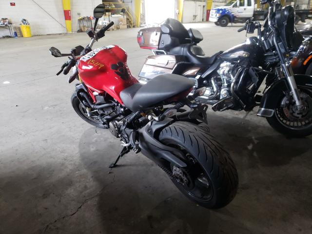 2016 DUCATI MONSTER 12 ZDM1RBSW7GB016562
