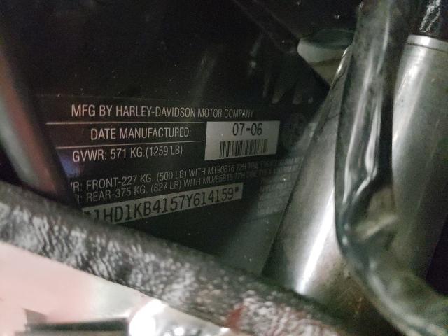 2007 HARLEY-DAVIDSON FLHX 1HD1KB4157Y614159