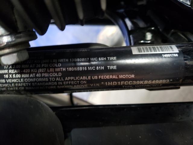 2019 HARLEY-DAVIDSON FLHTCU 1HD1FCC39KB649893