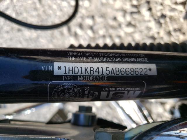 2010 HARLEY-DAVIDSON FLHX 1HD1KB415AB668622
