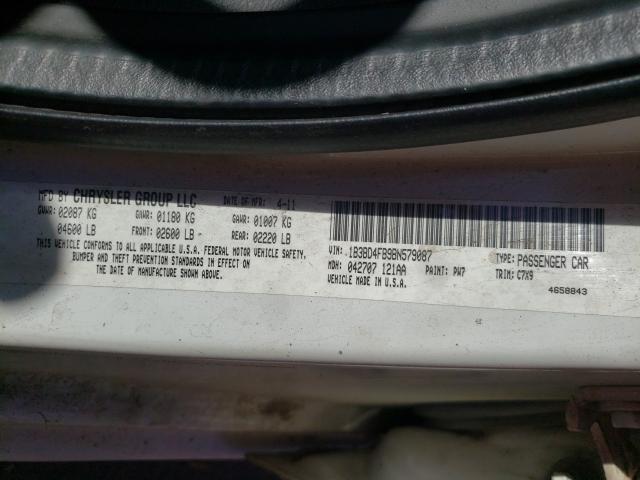 2011 DODGE AVENGER EX 1B3BD4FB9BN579087
