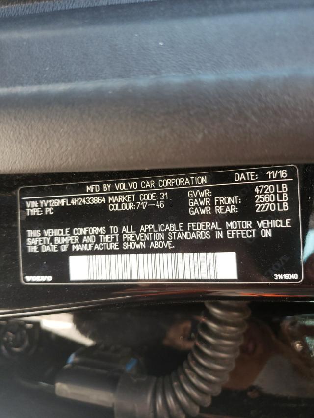 2017 VOLVO S60 YV126MFL4H2433864