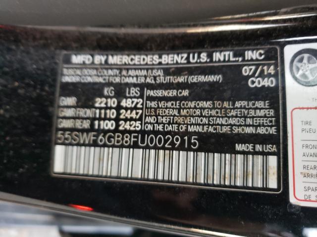 2015 MERCEDES-BENZ C 400 4MAT 55SWF6GB8FU002915
