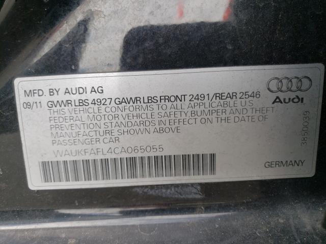 2012 AUDI A4 PRESTIG WAUKFAFL4CA065055