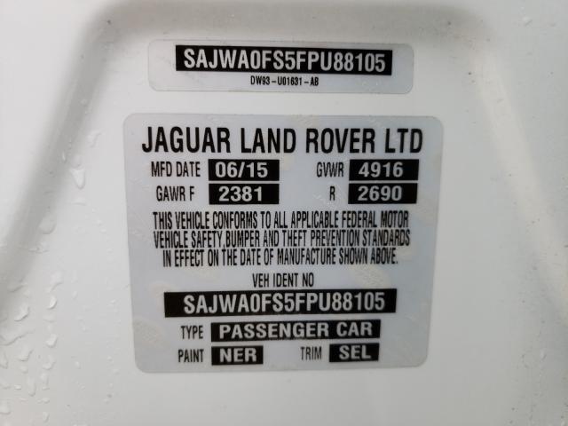 2015 JAGUAR XF 2.0T PR SAJWA0FS5FPU88105