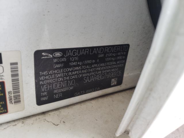 2017 JAGUAR XE SAJAR4BG7HA969135