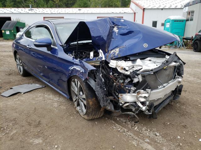Salvage cars for sale from Copart Lyman, ME: 2018 Mercedes-Benz C 300 4matic