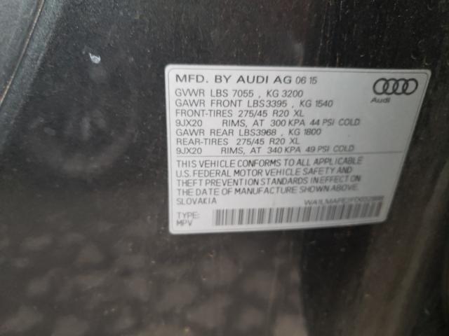 2015 AUDI Q7 TDI PRE WA1LMAFE2FD032888