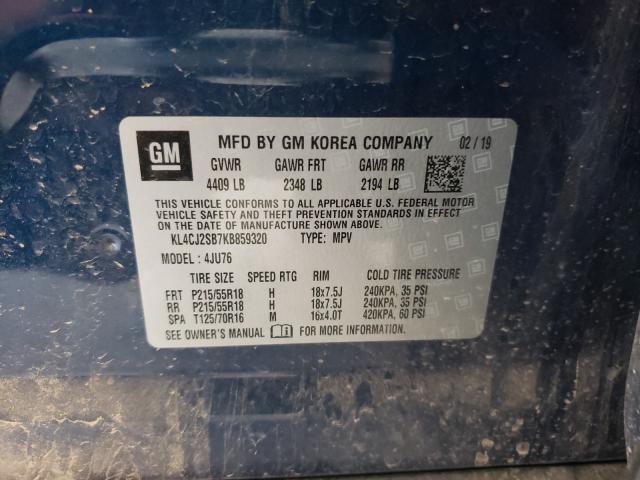 2019 BUICK ENCORE SPO KL4CJ2SB7KB859320
