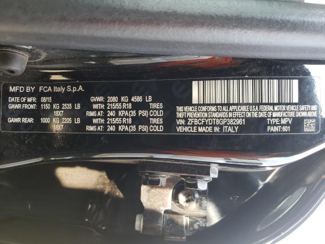 2016 FIAT 500X LOUNG ZFBCFYDT8GP382961