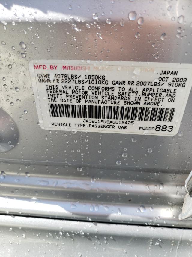 2010 MITSUBISHI LANCER DE JA32U1FU9AU015425