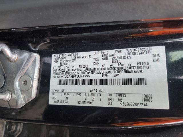 2015 LINCOLN MKC 5LMTJ2AH6FUJ44995