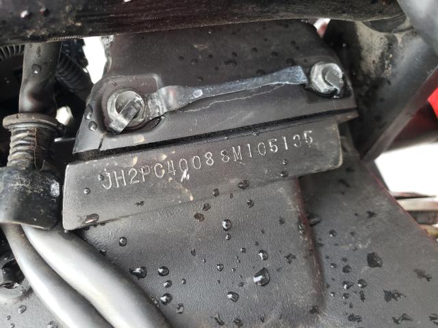 2008 HONDA CBR600 RR JH2PC40088M105135