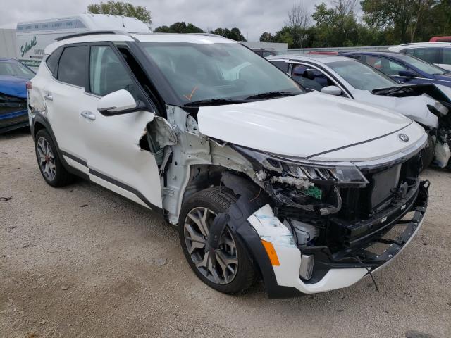 Salvage cars for sale from Copart Milwaukee, WI: 2021 KIA Seltos SX