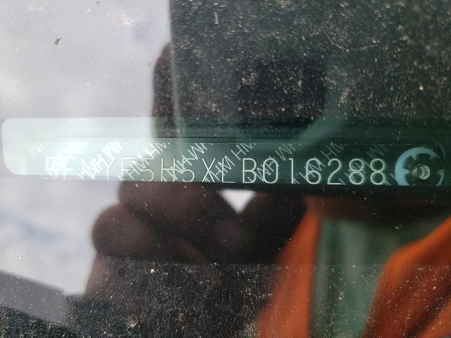 2020 HONDA PILOT EXL - 5FNYF5H5XLB016288
