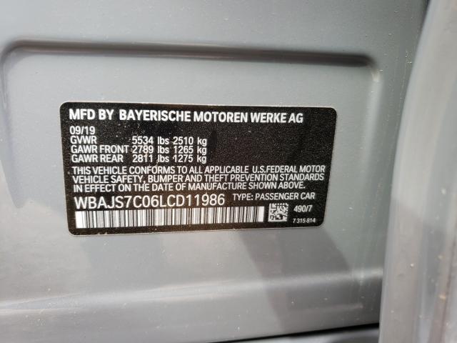 2020 BMW M550XI WBAJS7C06LCD11986