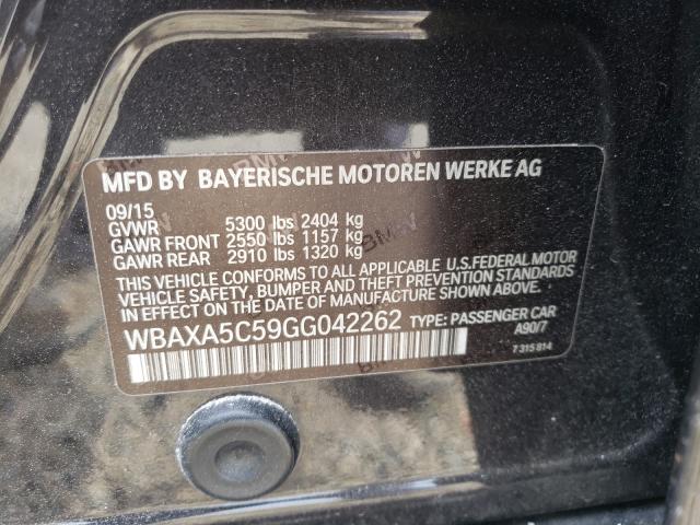 2016 BMW 535 D WBAXA5C59GG042262