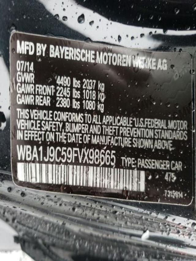 2015 BMW M235XI WBA1J9C59FVX98665
