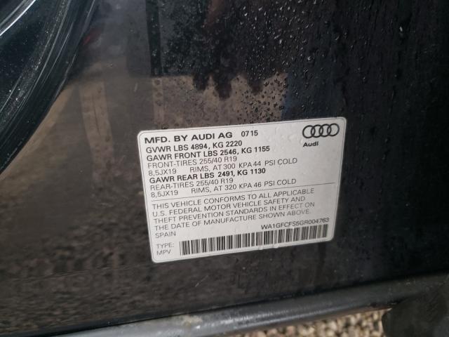 2016 AUDI Q3 PRESTIG WA1GFCFS5GR004763