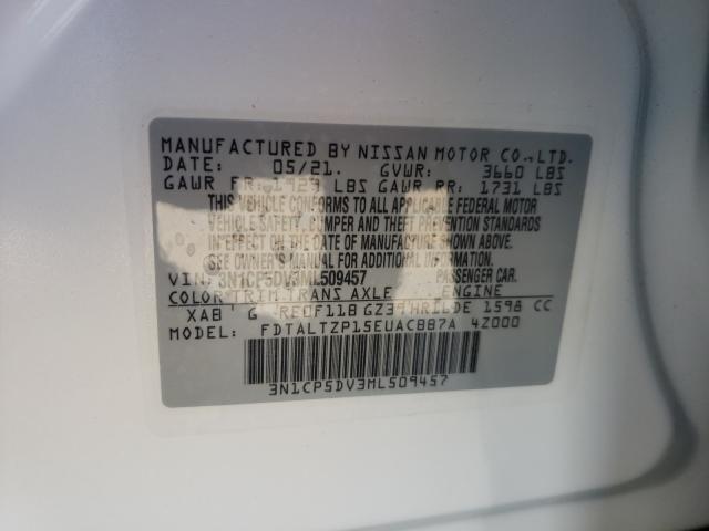 2021 NISSAN KICKS SR 3N1CP5DV3ML509457
