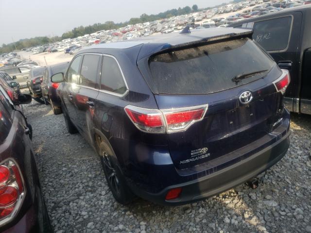 2016 TOYOTA HIGHLANDER 5TDJKRFH3GS346616