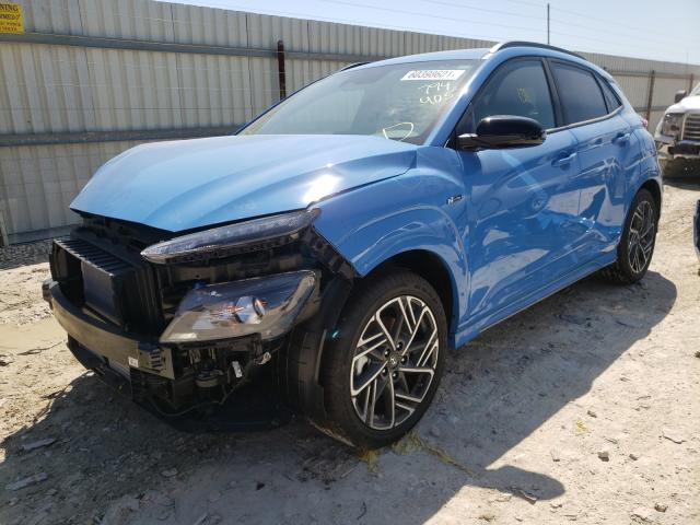 2022 HYUNDAI KONA N LIN KM8K33A37NU794405