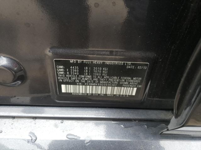 2013 SUBARU LEGACY 4S3BMBK60D3036382