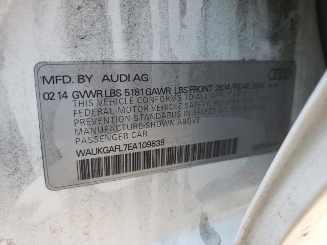 2014 AUDI S4 PRESTIG WAUKGAFL7EA109839