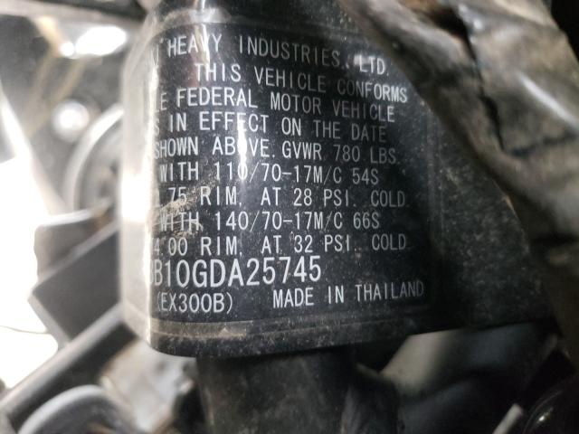 2016 KAWASAKI EX300 B JKAEX8B10GDA25745