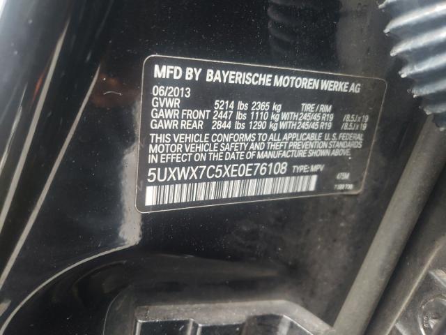 2014 BMW X3 XDRIVE3 5UXWX7C5XE0E76108
