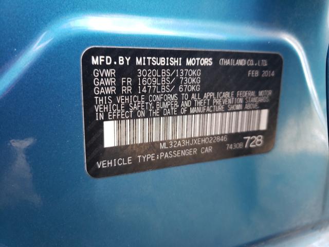 2014 MITSUBISHI MIRAGE DE ML32A3HJXEH022846