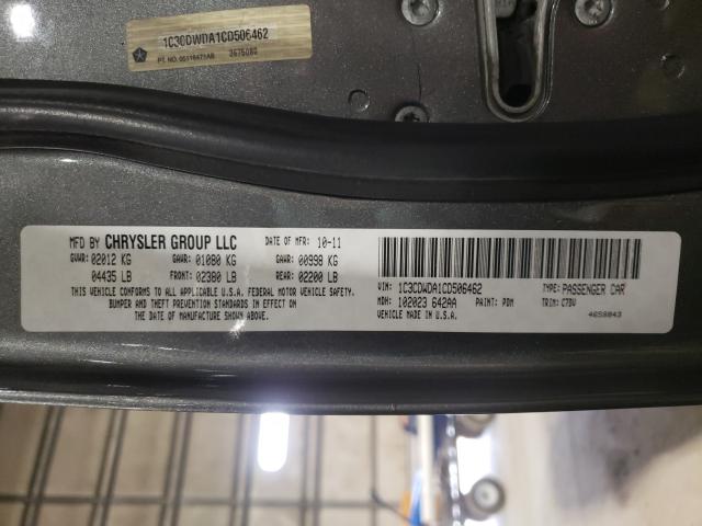 2012 DODGE CALIBER SX 1C3CDWDA1CD506462