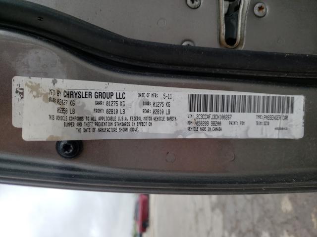 2012 CHRYSLER 300 SRT-8 2C3CCAFJ3CH100267